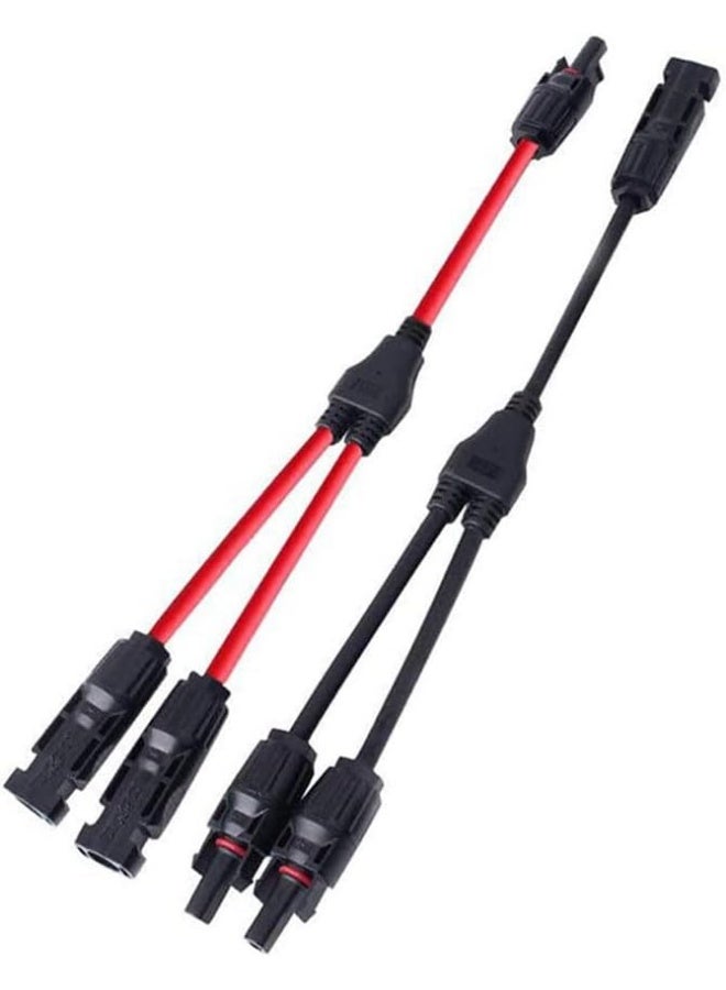 2PCS Y Branch Parallel Connector Solar Branch Adapter, Y Photovoltaic Connector Solar Panel Connectors - Image 1